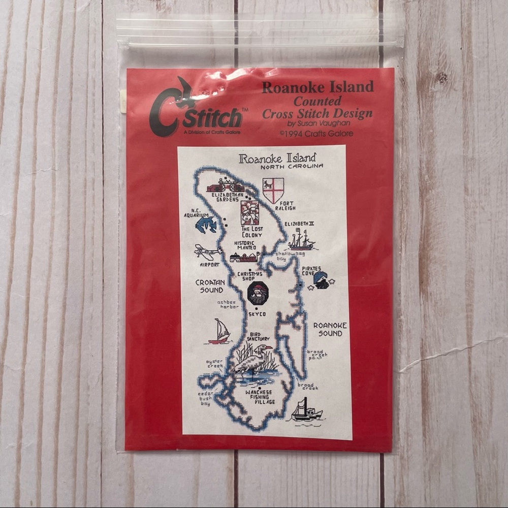 Roanoke Island Cross Stitch Pattern